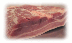 プノンペンでは鹿児島県産豚バラ肉を使用しています。